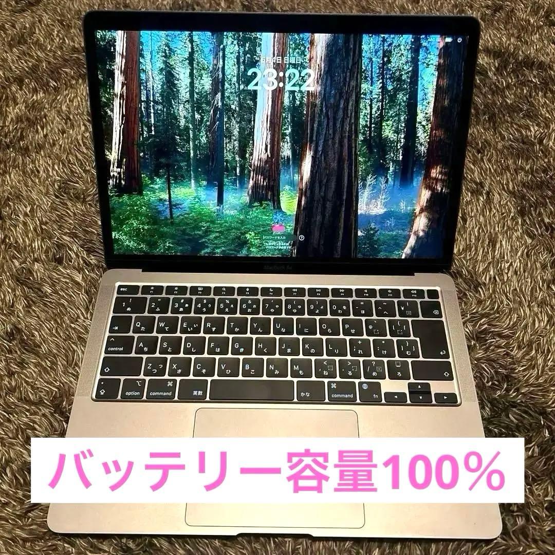 【極美品】充放電回数８回！MacBook Air M1 256GB/8GB