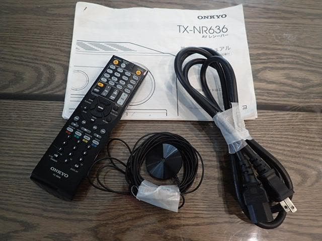 美品ONKYO AVアンプ TX-NR636リモコン付き　微難ありですが快調動作