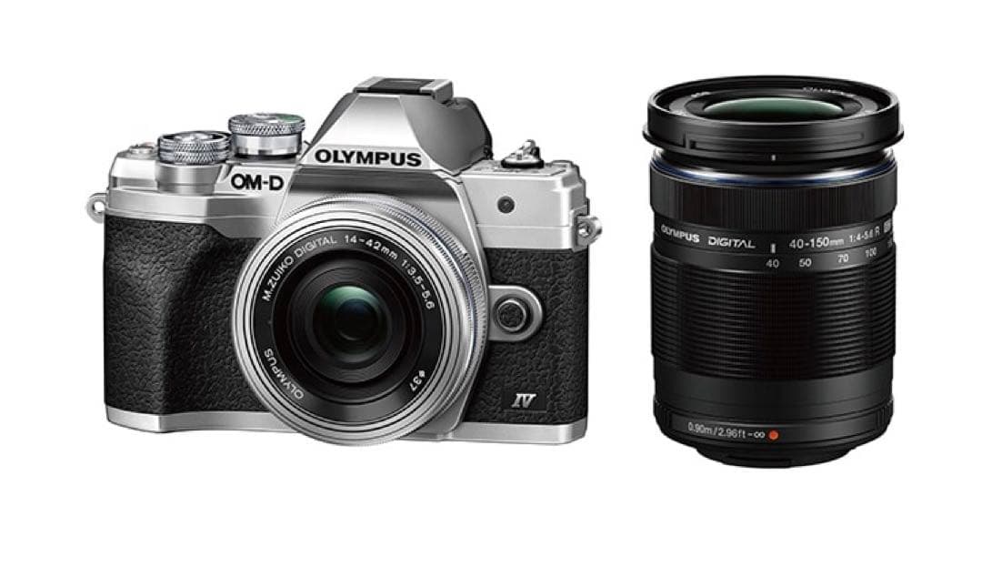 保証付　OM-D E-M10 Mark IV EZダブルズームキット SLV