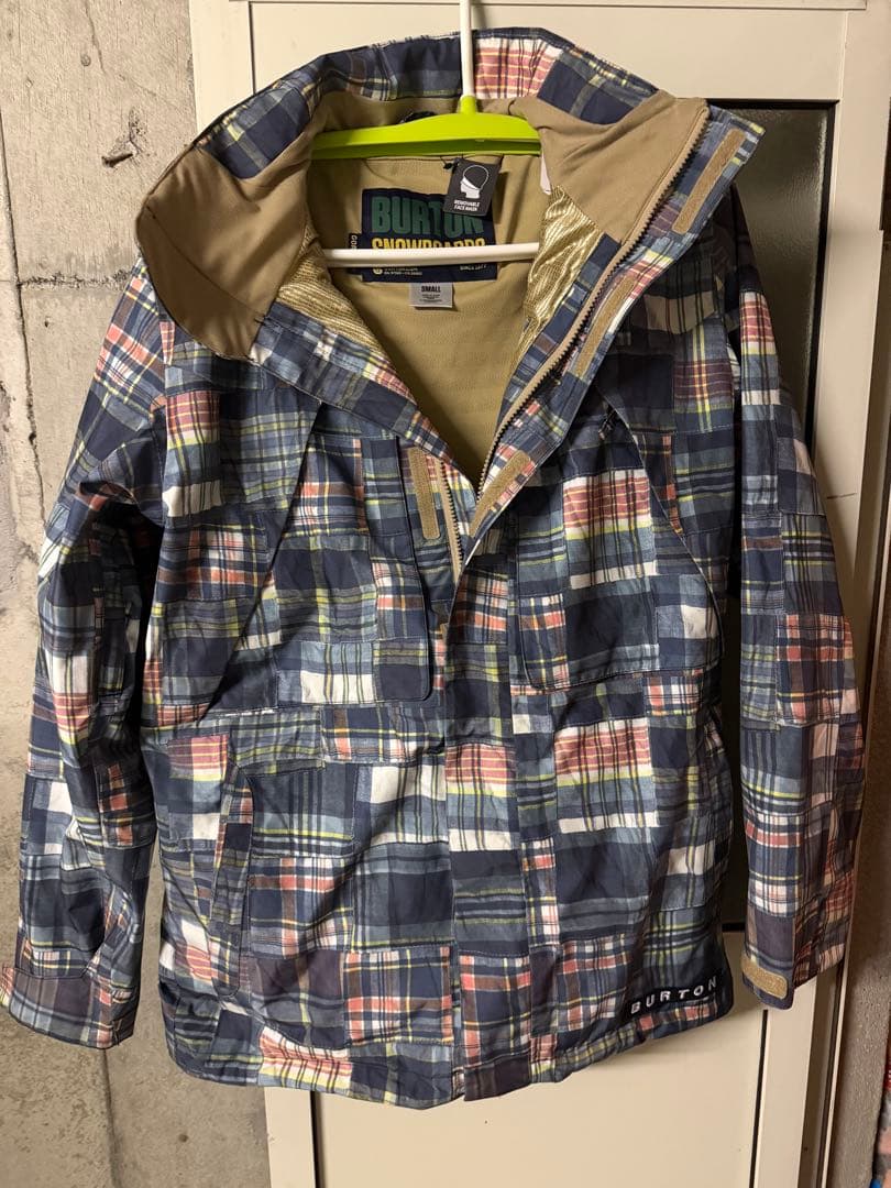 BURTON GORE-TEX チェック柄 スノーボードウェア