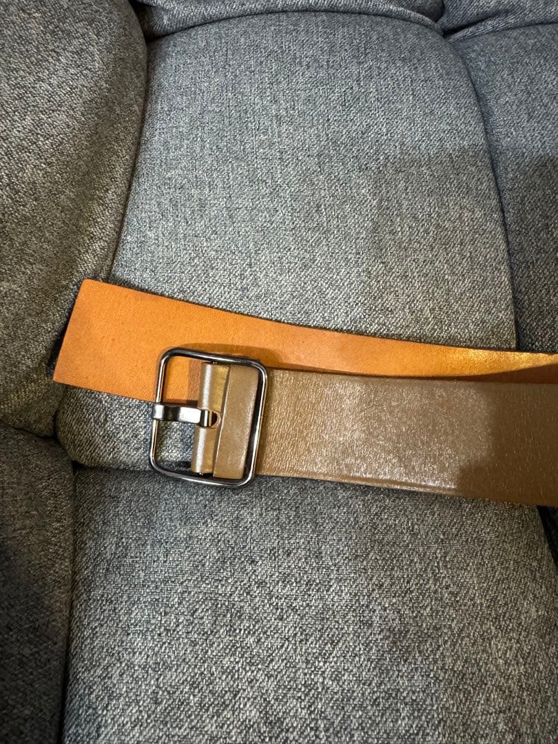 Miu Miu ブラウン レザーベルト