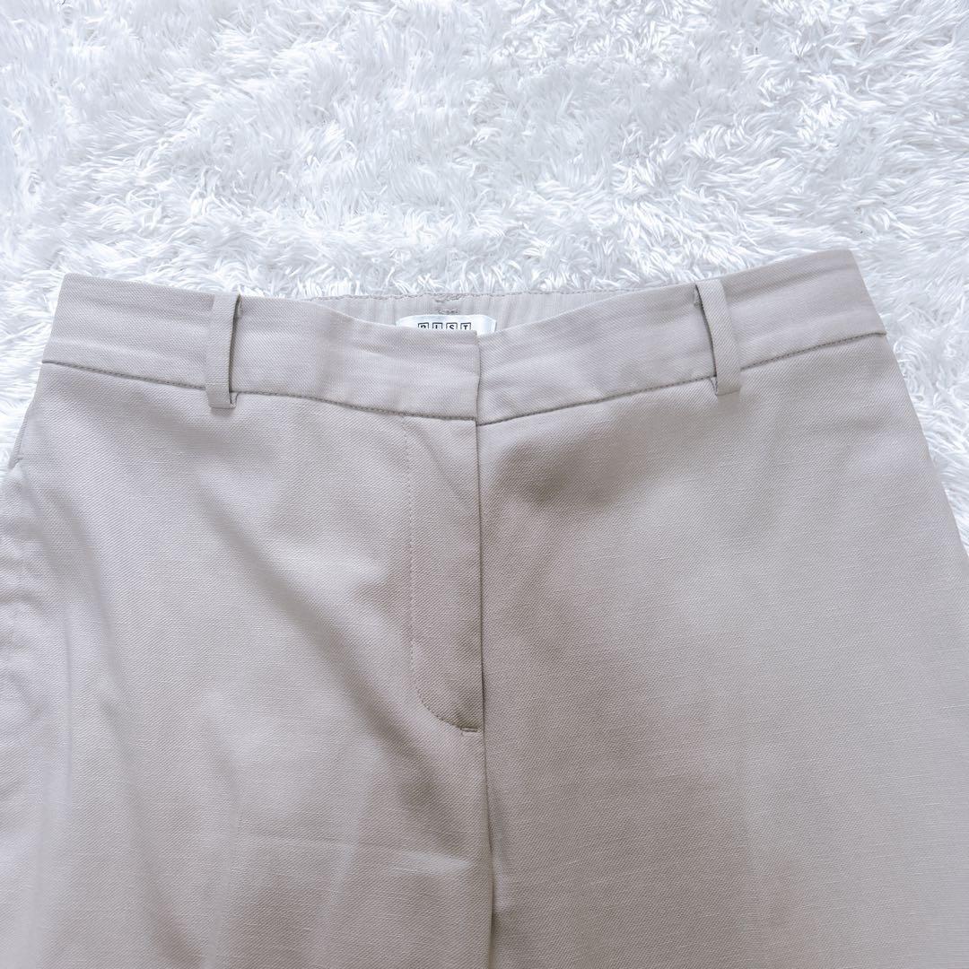 PLST プラステ セットアップ　パンツスーツ　ウォッシャブル　ベージュ Ｌ