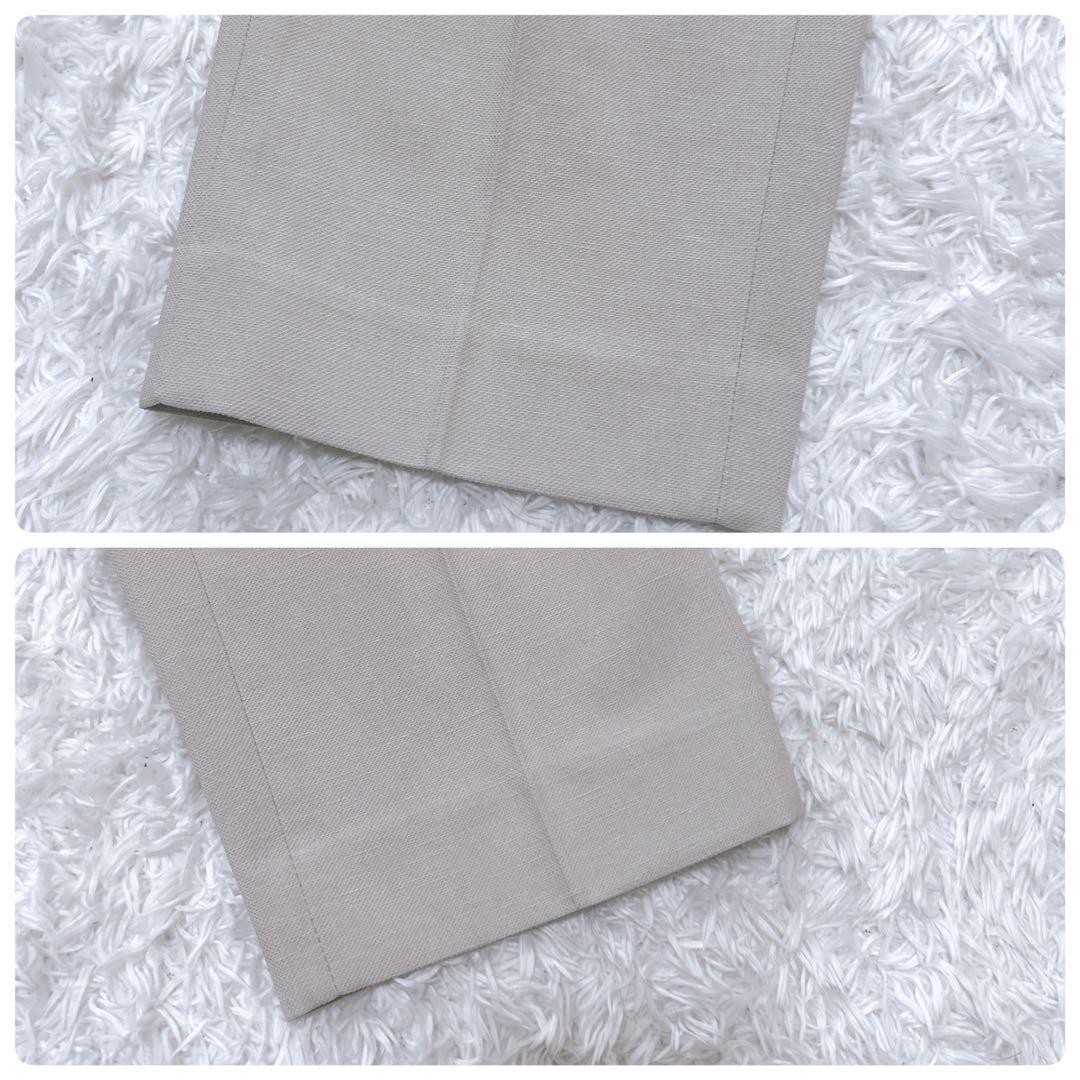 PLST プラステ セットアップ　パンツスーツ　ウォッシャブル　ベージュ Ｌ