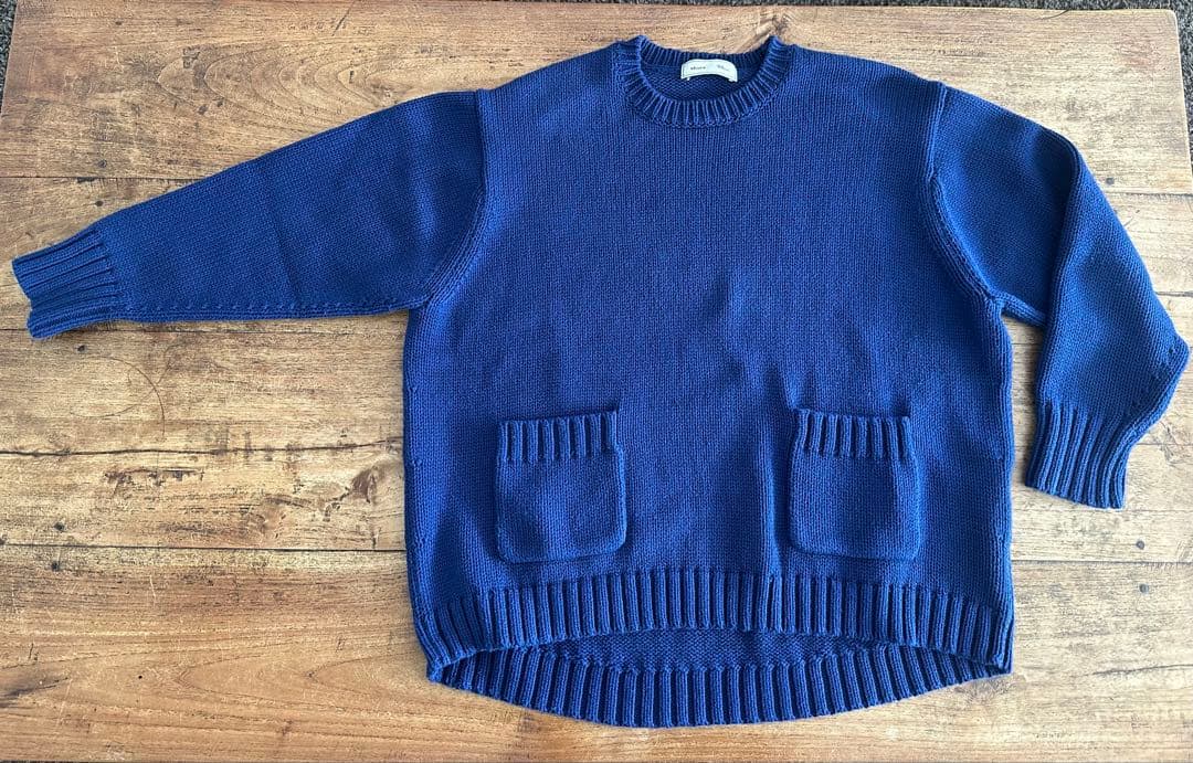 【エブール ebureロンハーマン】コットンカシミヤプルオーバー長袖セーター