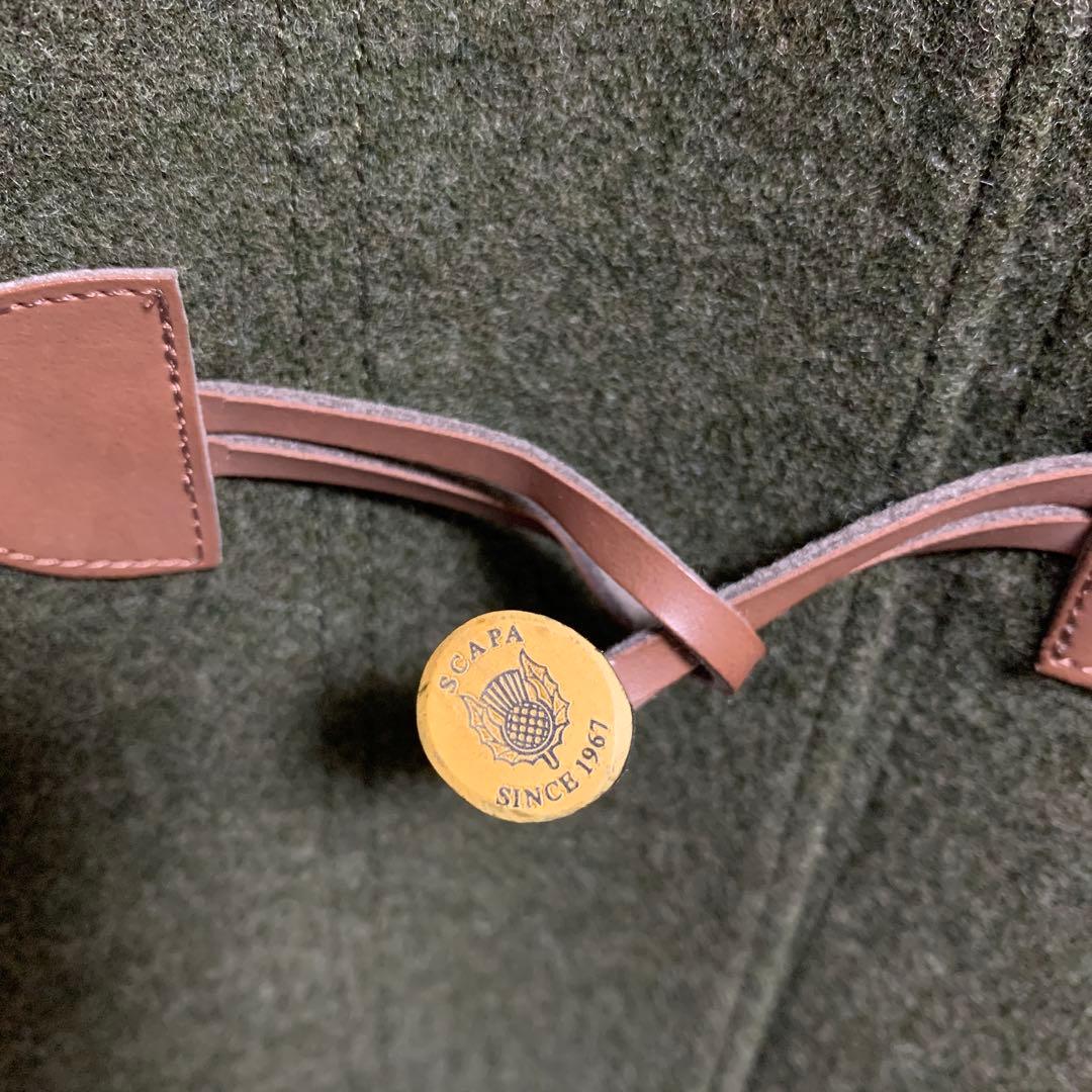 【SCAPA】LODEN-STEINER　ウール　ミンクファー　ダッフルコート