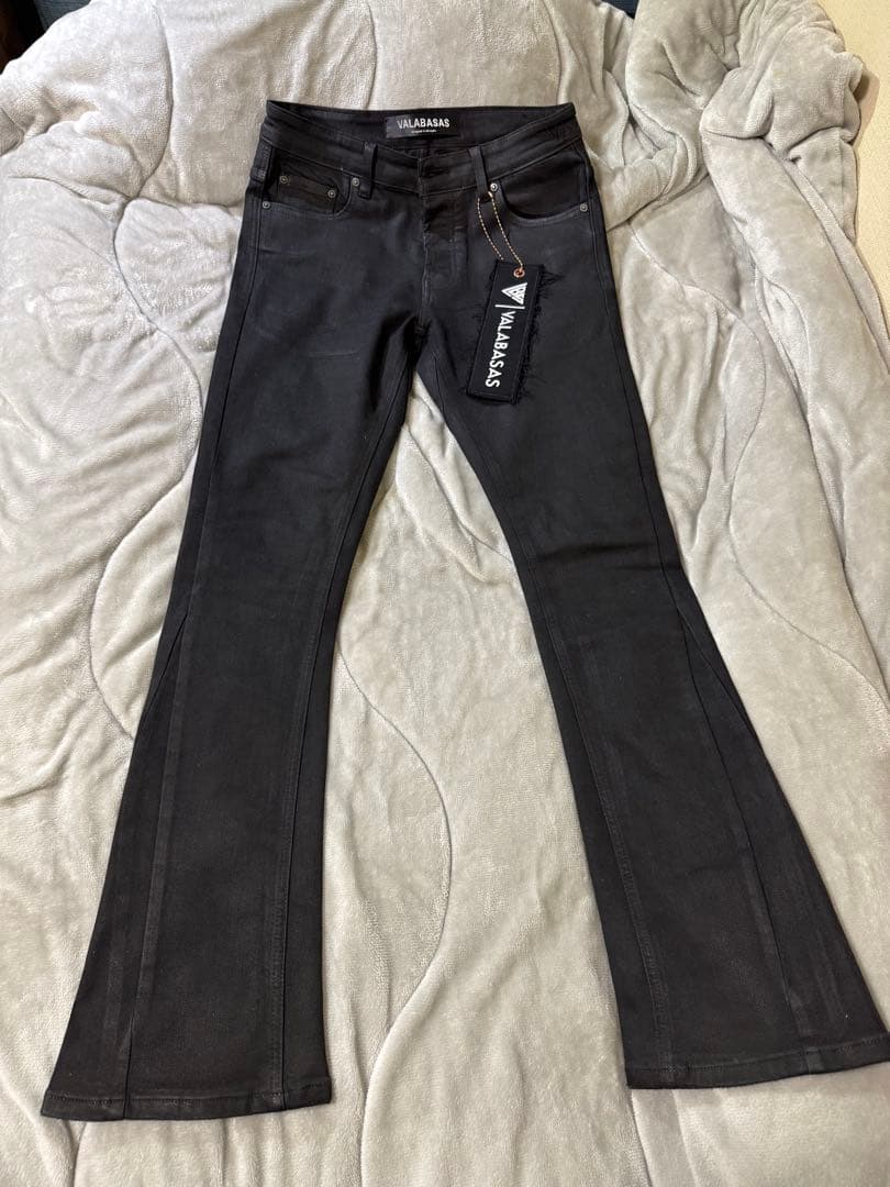 VALABASAS フレアデニム size30 ブラック　値下げ交渉⭕️