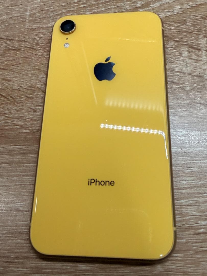 【画面に線あり】iPhone XR 64GB イエローSIMフリー