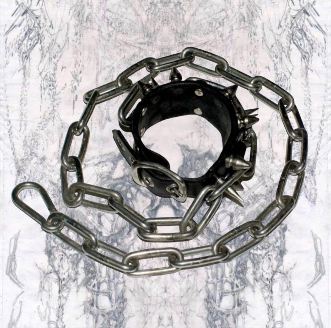 アクセサリー ginzi leather chain band bracelet punk