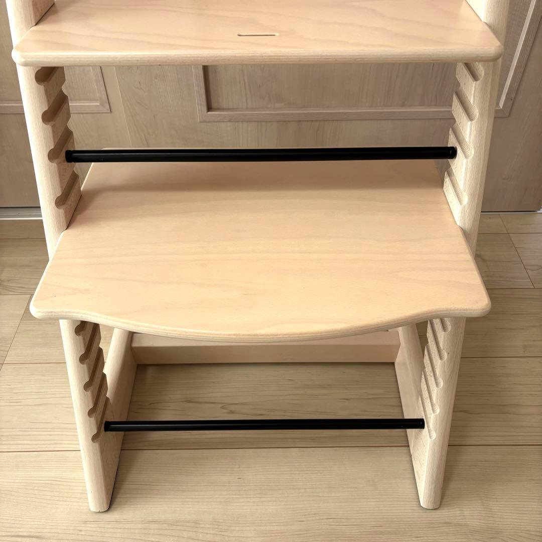 極美品‼︎ストッケ トリップトラップ ホワイトウォッシュ 新型 シリアルナンバー6