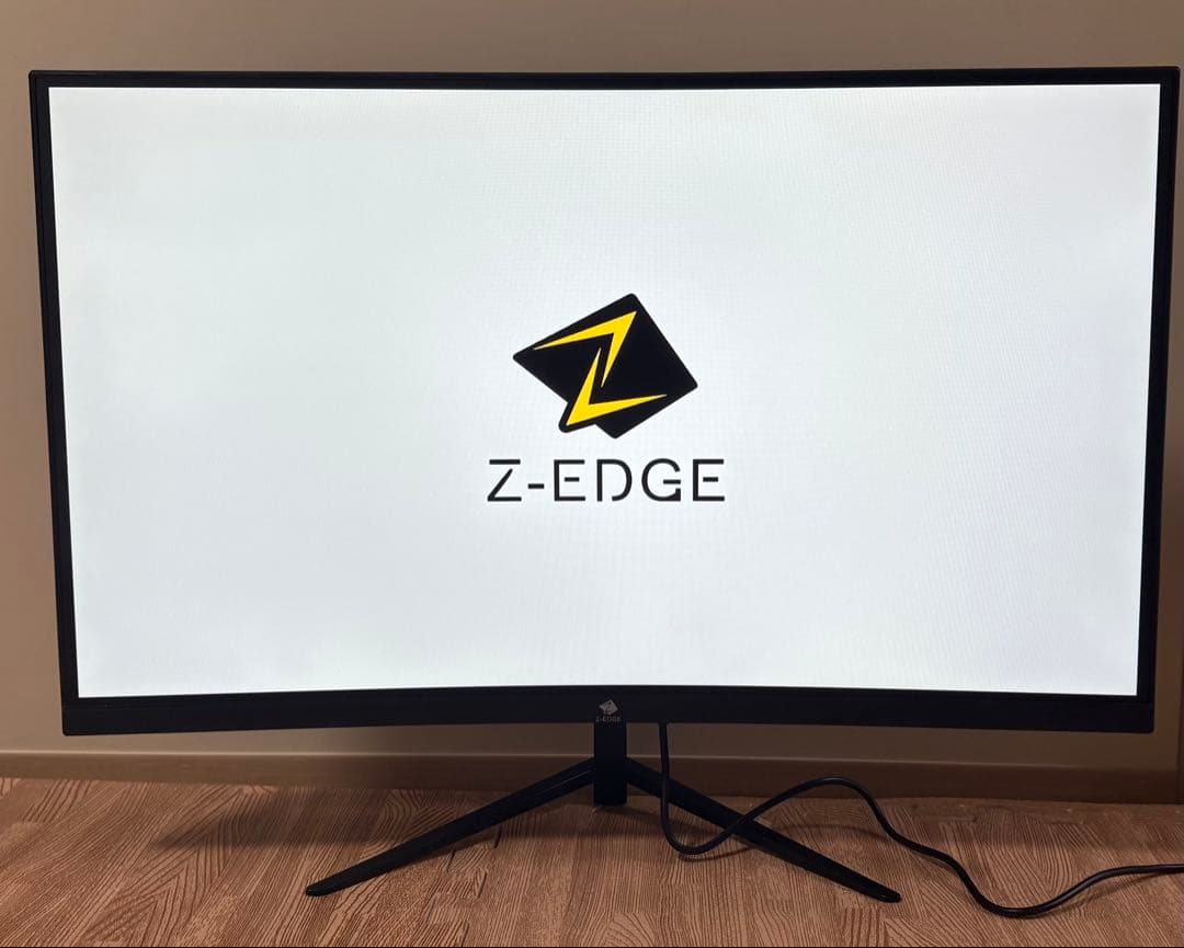 Z-Edge湾曲ゲーミングモニター 24型 180Hz 1ms スピーカー　無傷