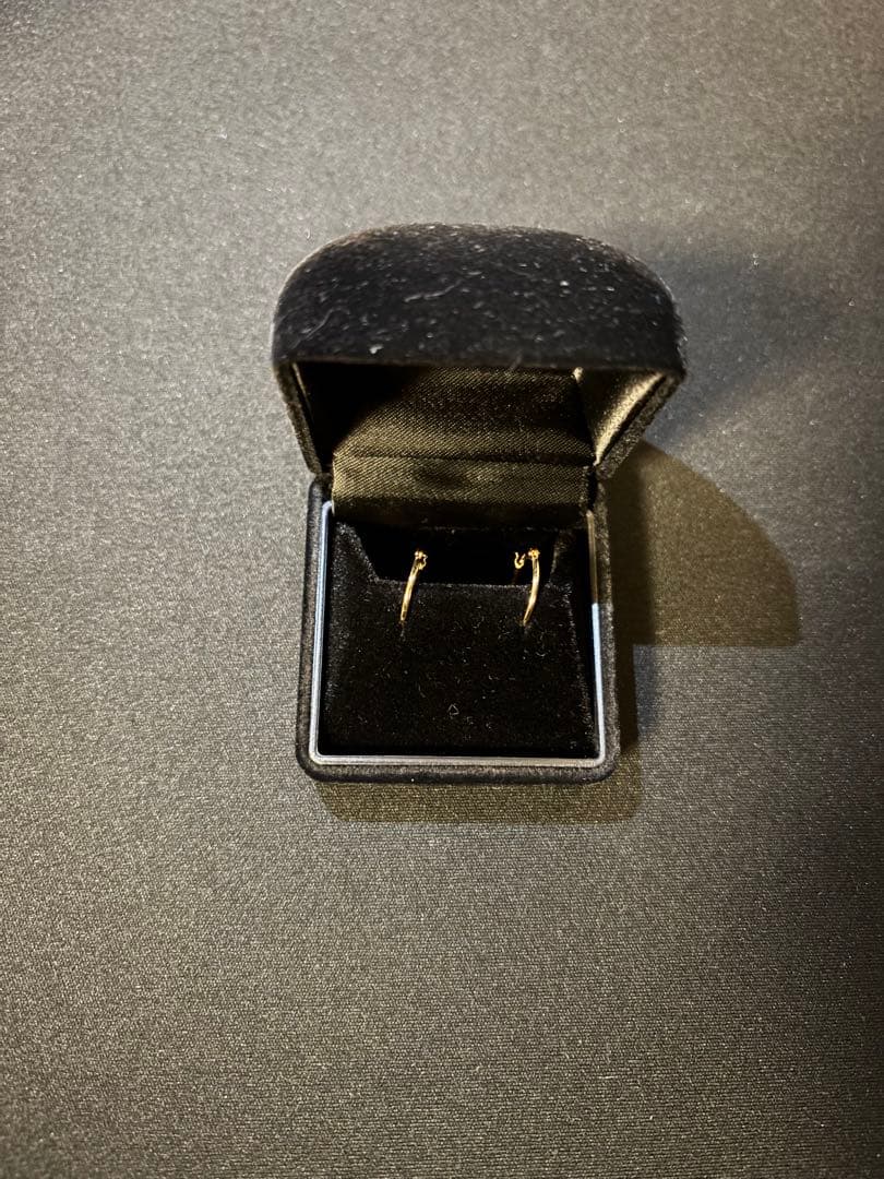 K18 ヴィンテージフープピアス