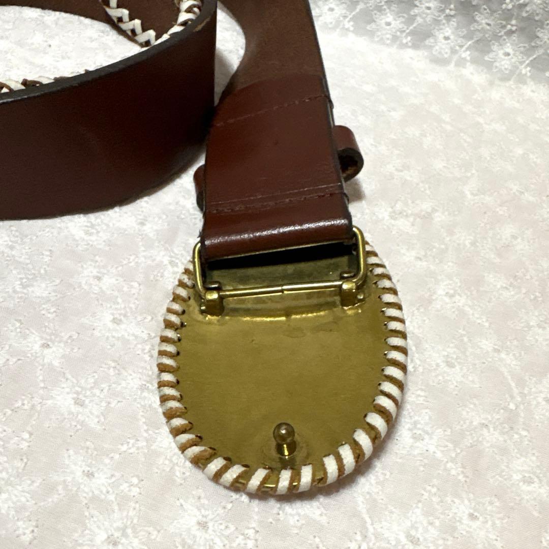 vivienne westwood ヴィヴィアン エンブレム　レザーベルト　レア