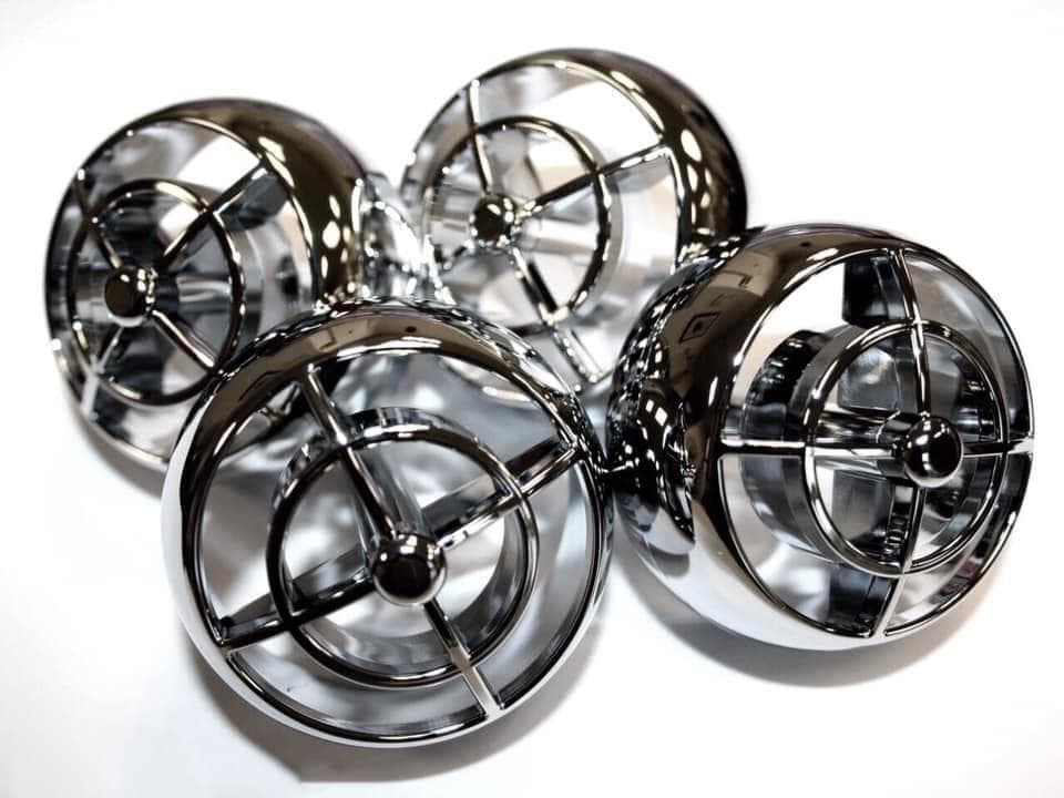 ダイハツ コペン L880K クロームメッキ ディフューザー エアコンボール