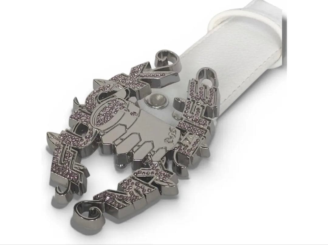 再販なし　fuckmylife flexwitme ラインストーンベルト