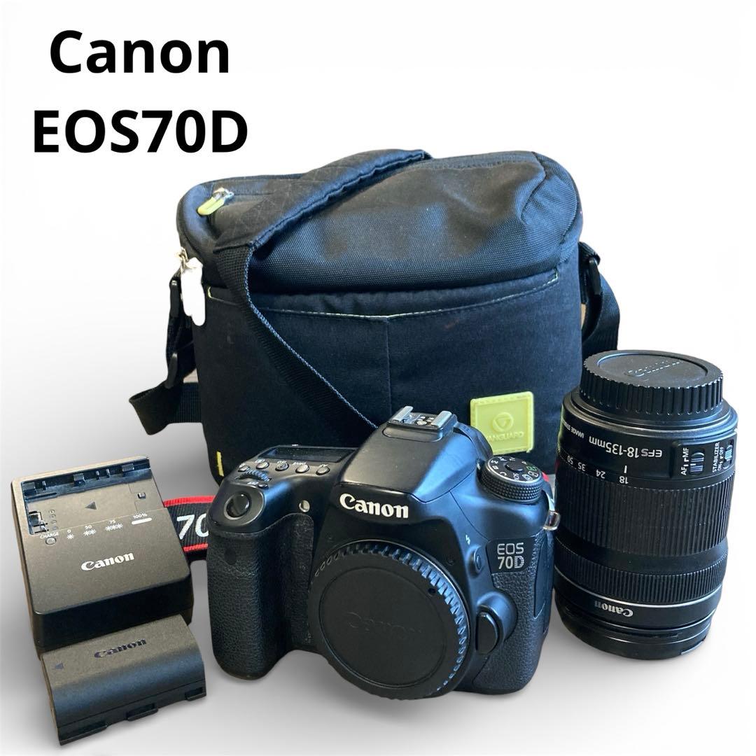 Canon EOS 70D 18-135mm レンズ付 Wi-Fi搭載 一眼レフ