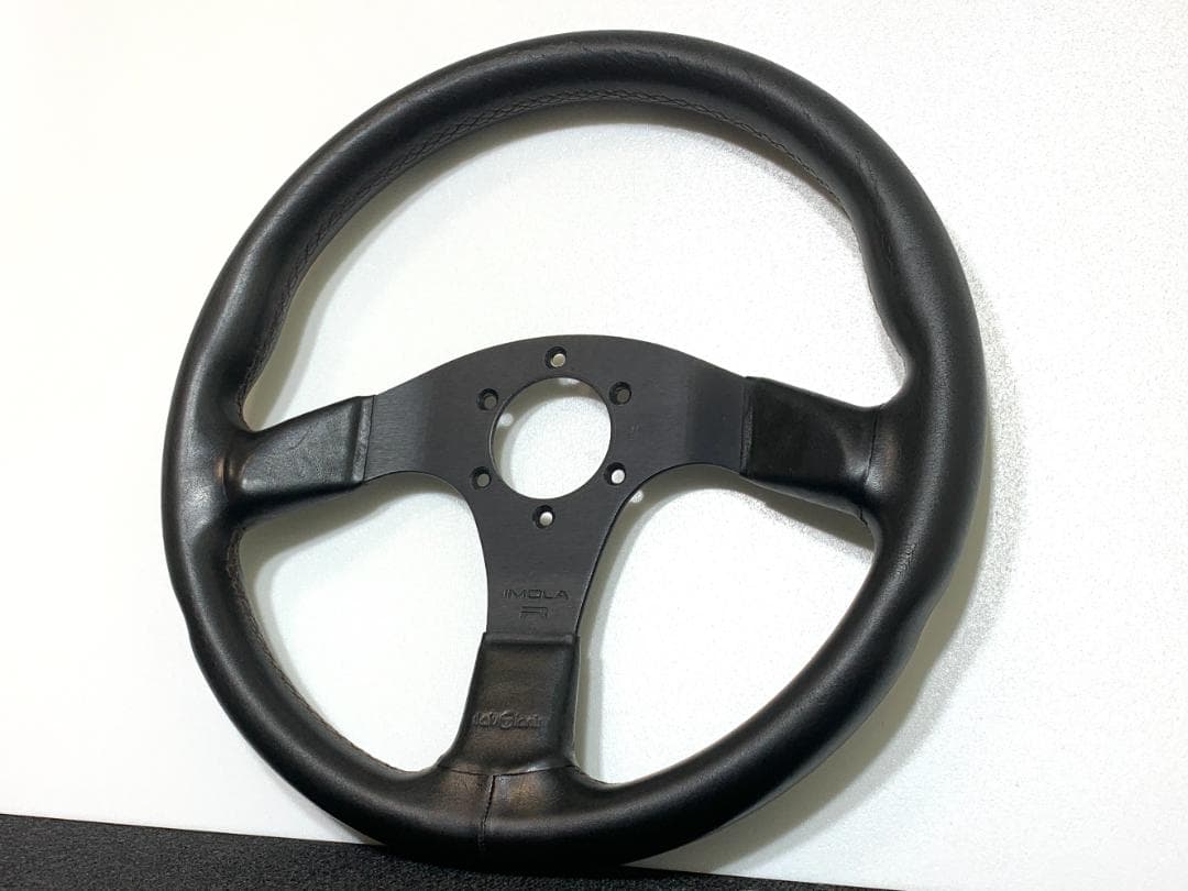 イタルボランテ イモラ R ステアリング 35Φ 95年製 レザー 当時物 旧車