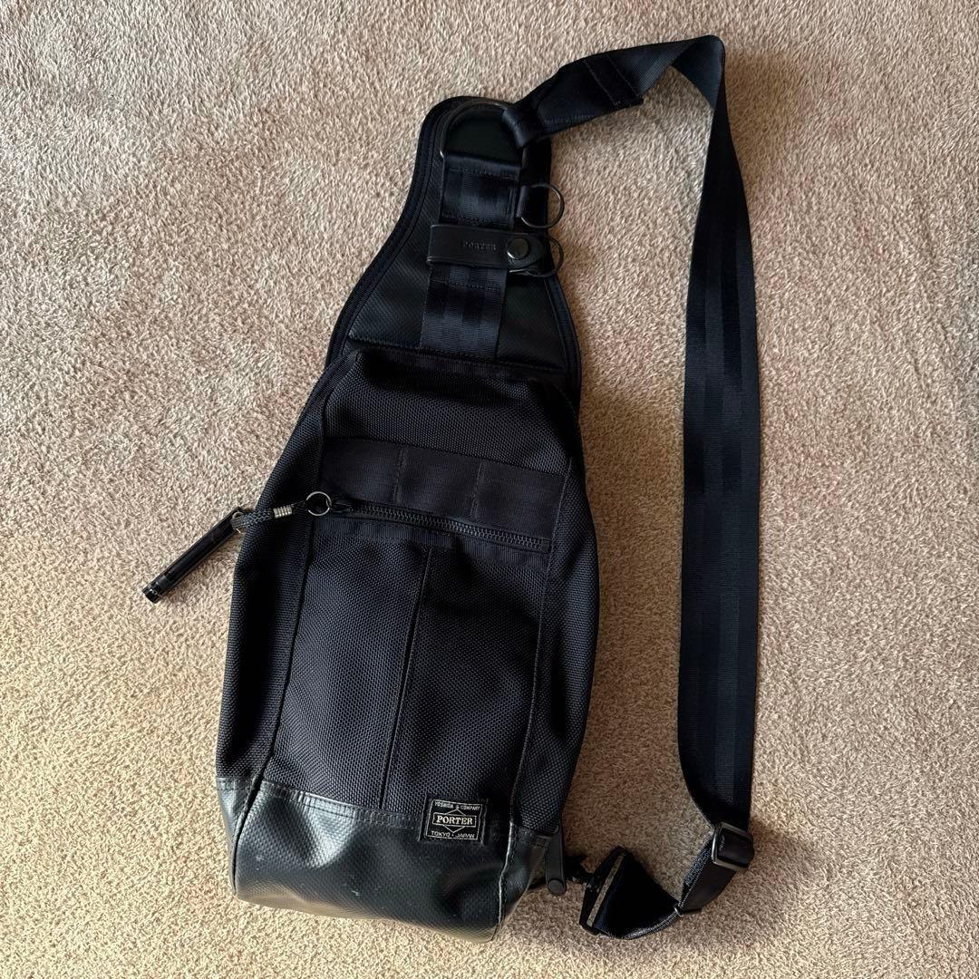 PORTER ヒートスリング ショルダー ウエスト ボディバッグ