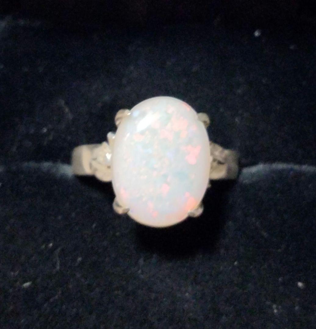 デザイン オパール リング サイズ13