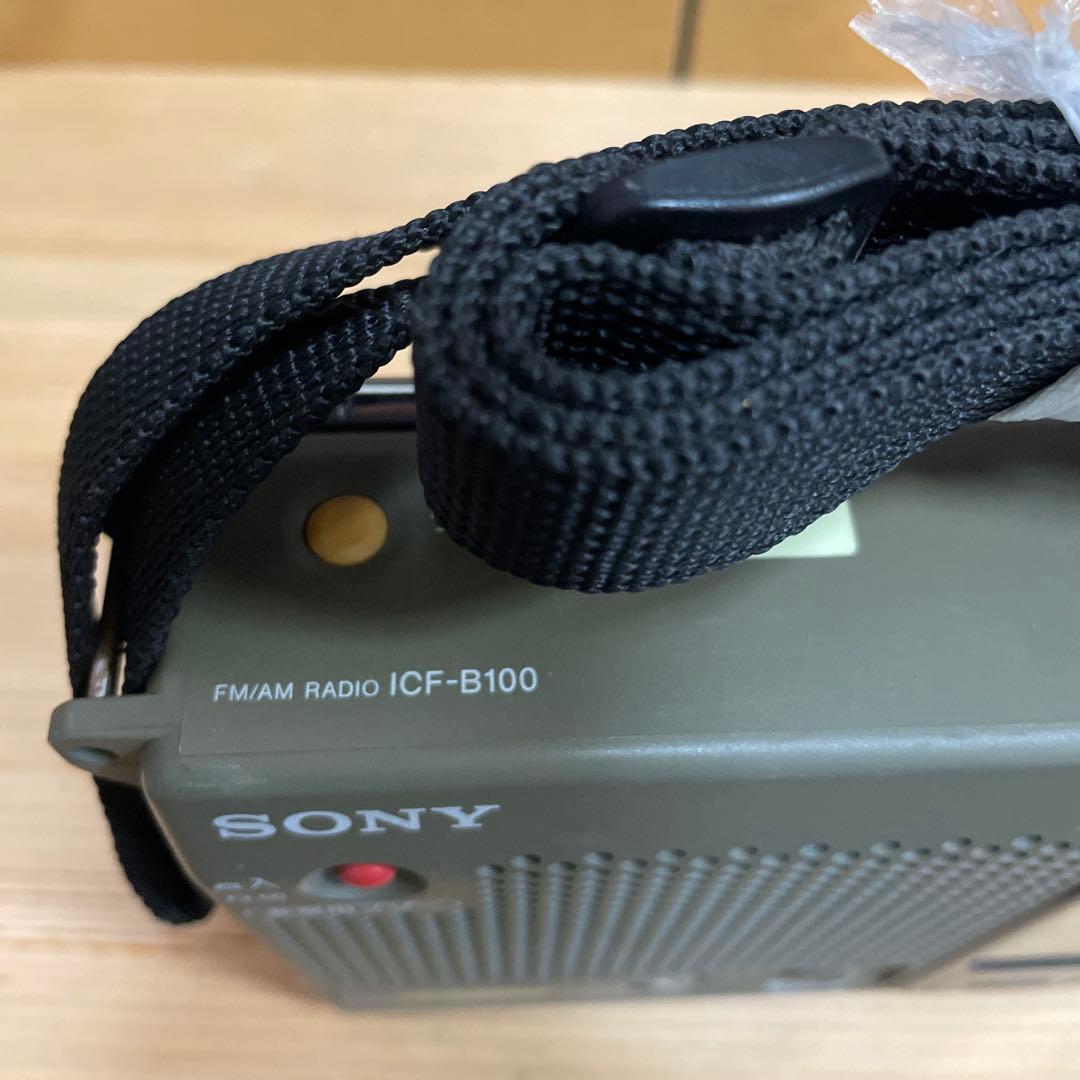 美品 SONY 防災ラジオ FM/AMラジオ ICF-B100 動作品