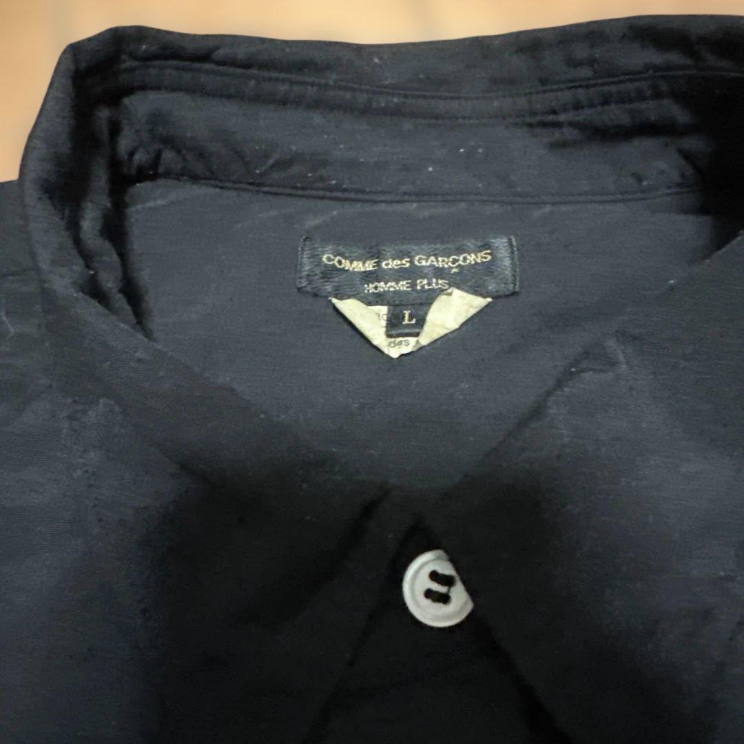 COMME des GARÇONS HOMME PLUS ブラック長袖シャツ L