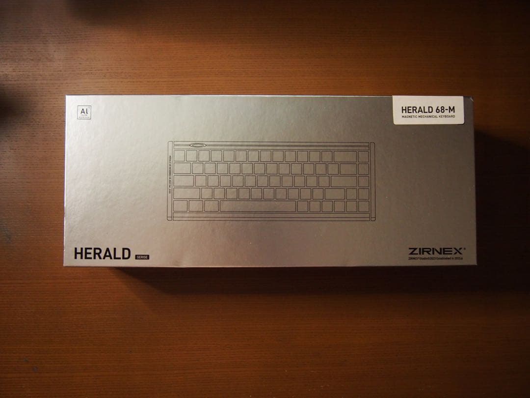 ZIRNEX HERALD 68-M レッドキーボード
