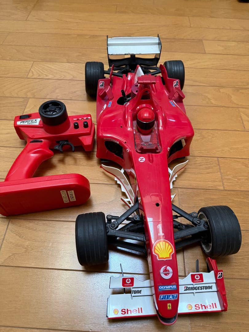 ディアゴスティーニ 週刊フェラーリラジコンカー F2004 オプションパーツ有り