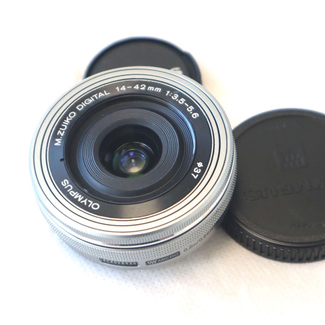 オリンパス M.ZUIKO 14-42mm EZ パンケーキレンズ
