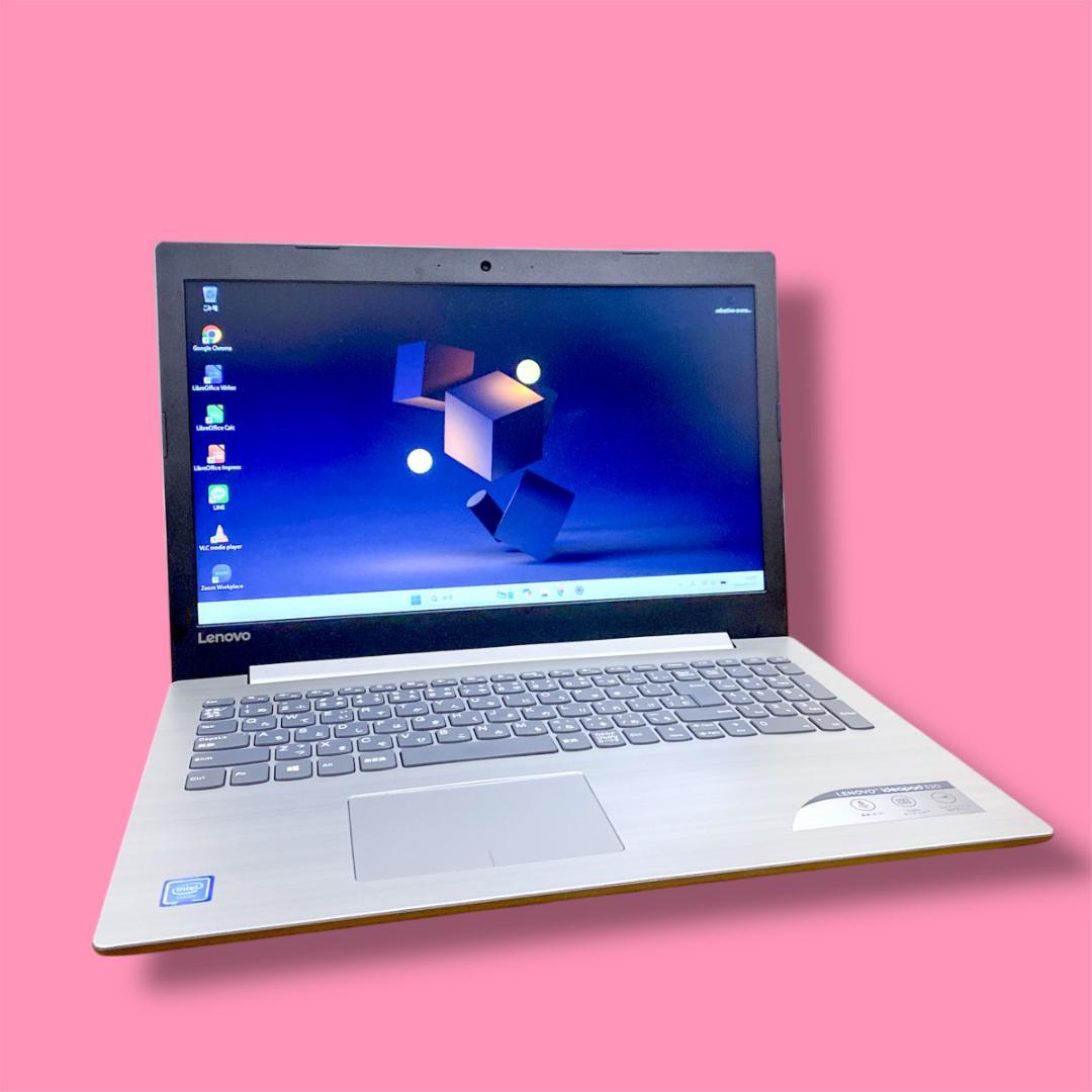 美品✨レノボideapad SSD メモリ8 すぐ使えるノートパソコン カメラ付