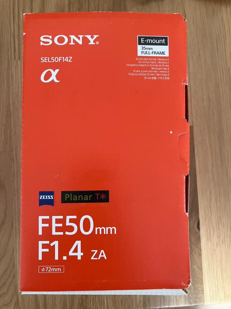 新品展示品 SONY ソニー レンズ FE50mm F1.4 SEL50F14Z
