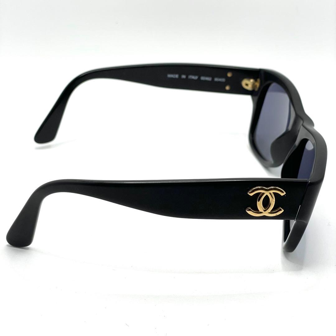 CHANEL シャネル ココマーク サングラス レディース ウェリントン 黒