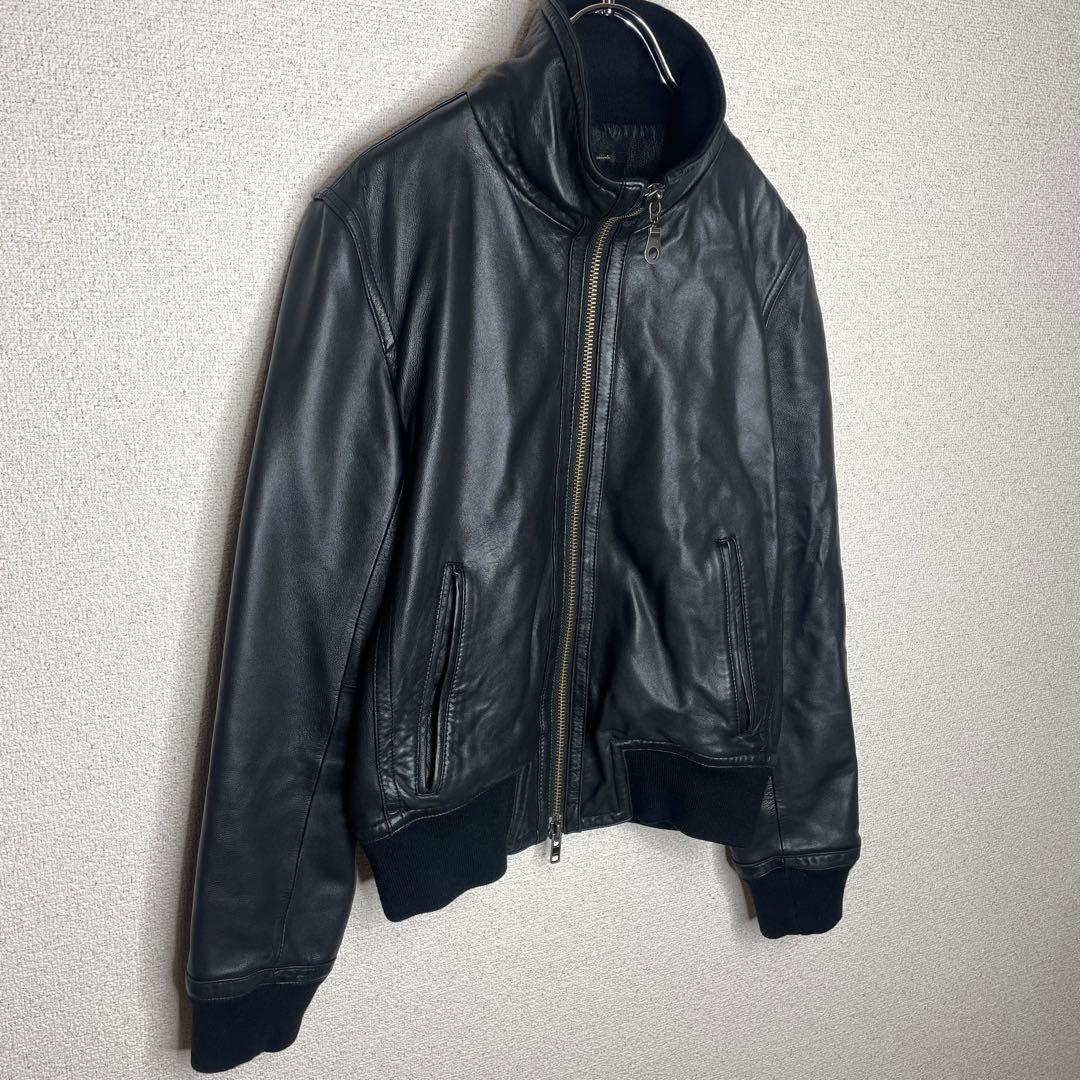 URBAN RESEARCH ダブルジップ ラムレザー ライダース ジャケット