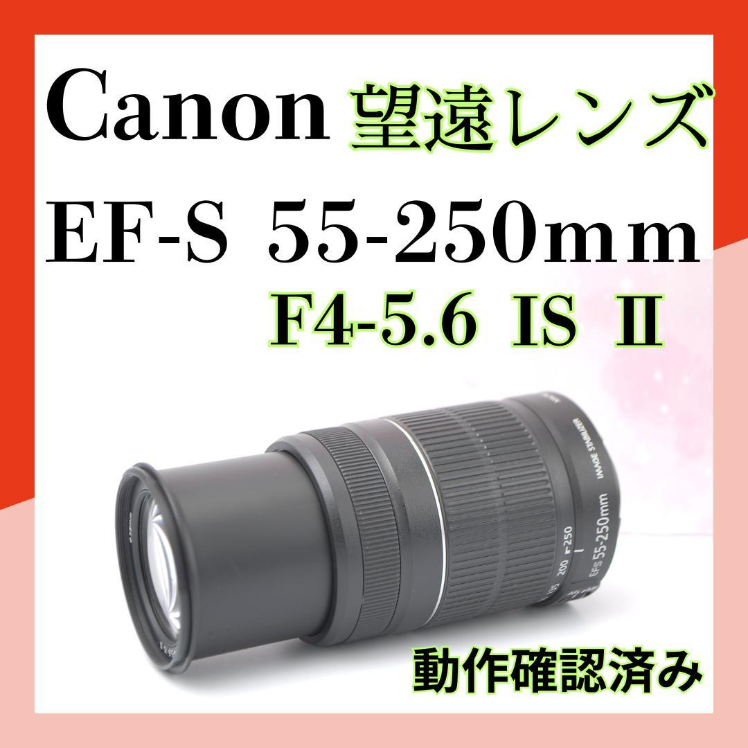 ⭐望遠レンズ⭐美品 EF-S 55-250ｍｍ F4-5.6 IS Ⅱ カメラ