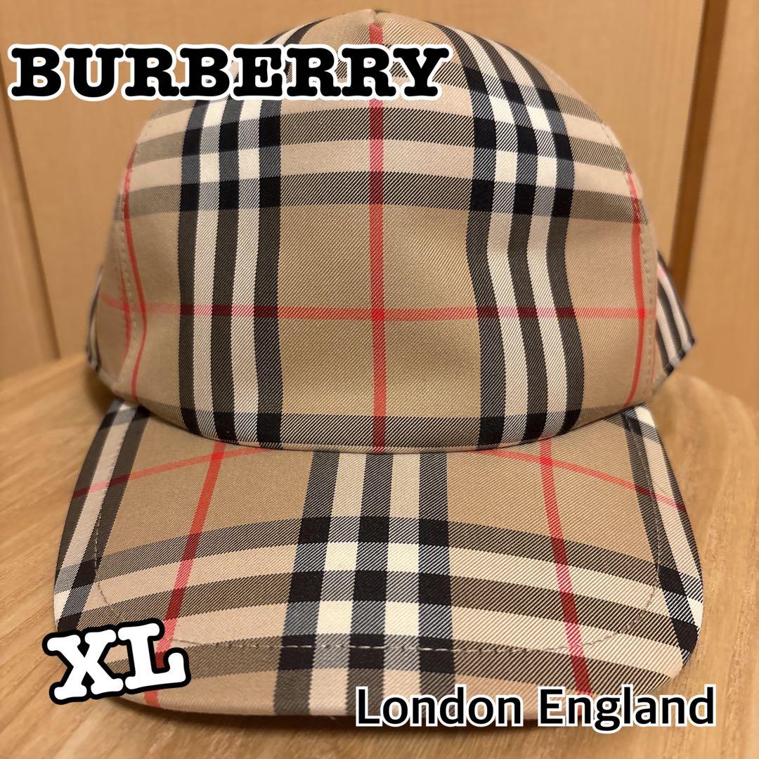 BURBERRY London ENGLANDキャップチェック　XLサイズ