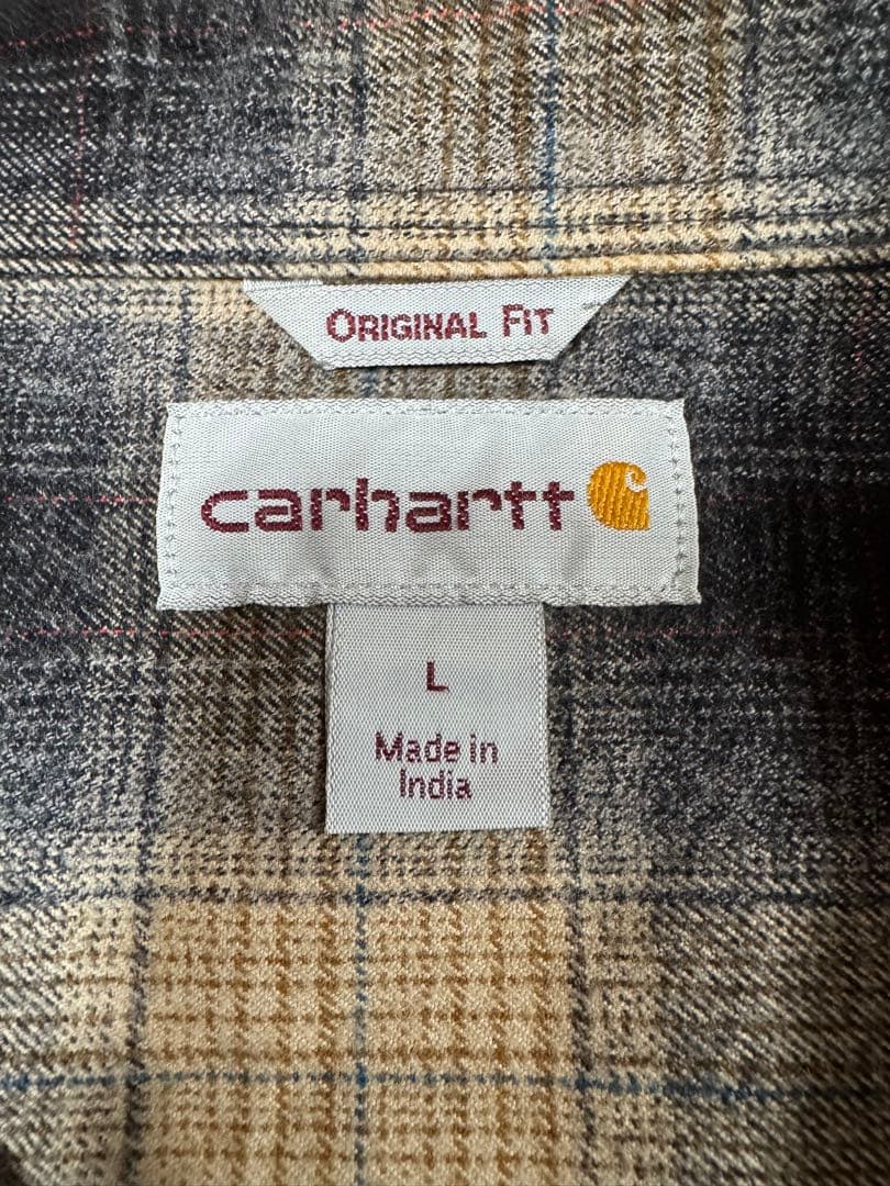 carhartt ネルシャツ オンブレチェック