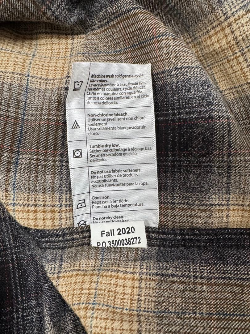 carhartt ネルシャツ オンブレチェック