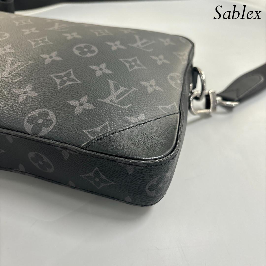 【極美品】ルイヴィトン モノグラムエクリプス トリオメッセンジャー M69443