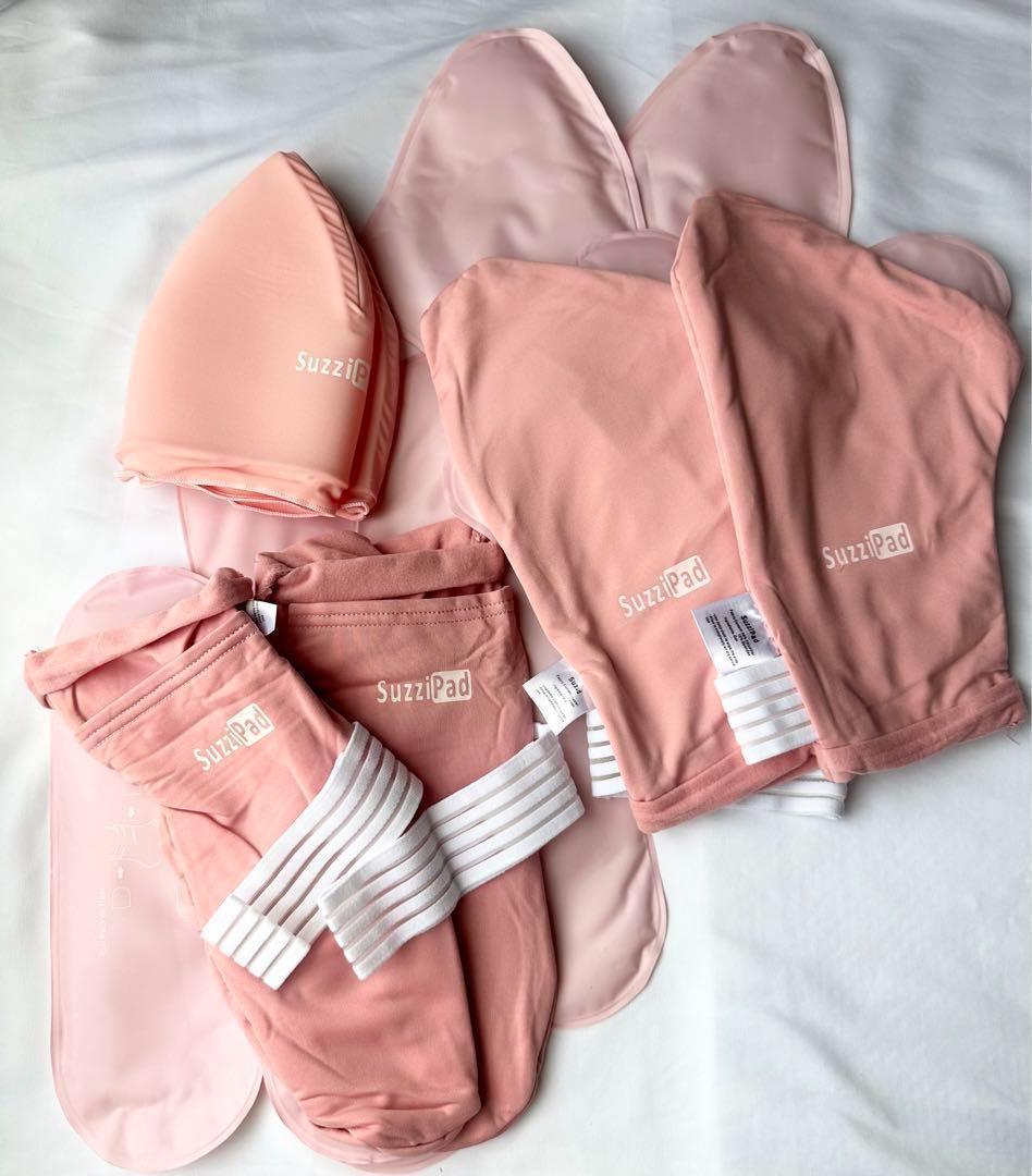 手足頭皮冷却セットピンクS/Mサイズフローズングローブフローズンソックスキャップ