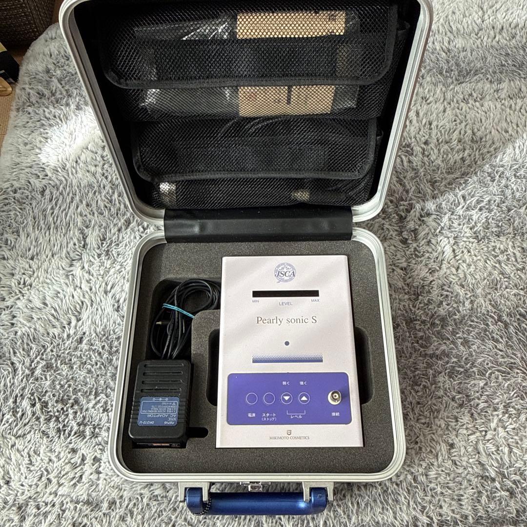 Pearly sonic S 美顔器 本体と付属品　ミキモト　エステ