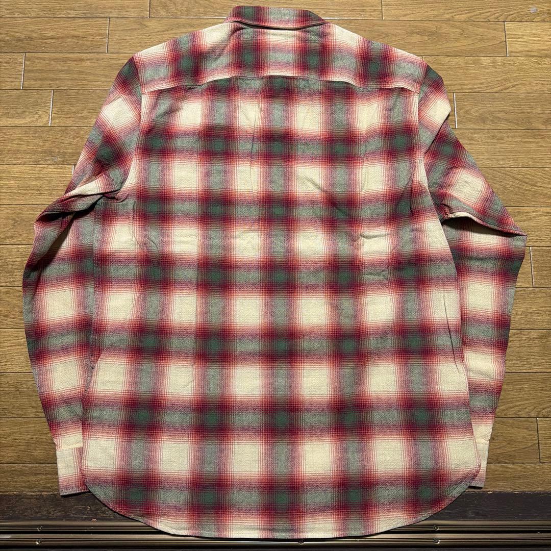 ダブルアールエル　オンブレ　チェックシャツ　S