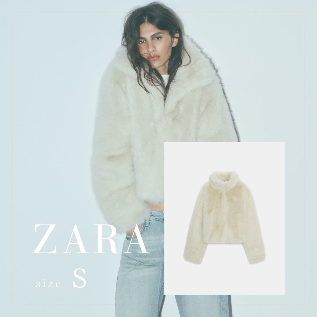 ZARA ショートフェイクファーコート S 新品