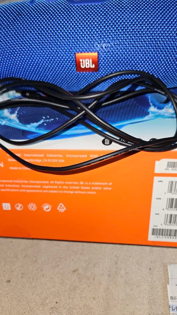 JBL Charge 3 ポータブルBluetoothスピーカー 青