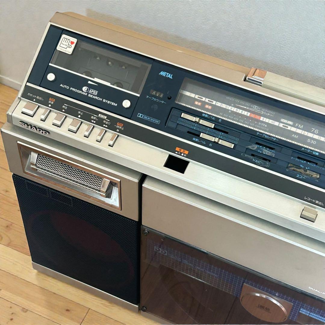名機❣️稀少✨SHARP VZ-V2 デュアルプレイディスク ステレオ 昭和レトロ