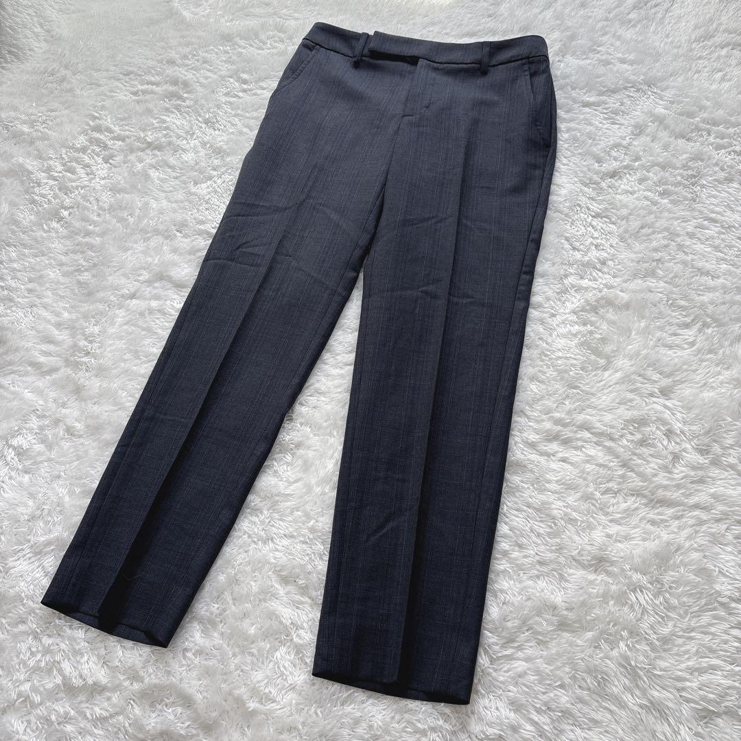 美品 スーツカンパニー パンツスーツ セットアップ REDA 近年 チェック36