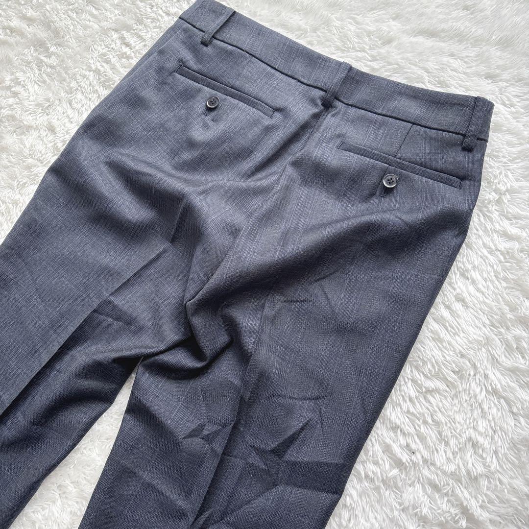 美品 スーツカンパニー パンツスーツ セットアップ REDA 近年 チェック36