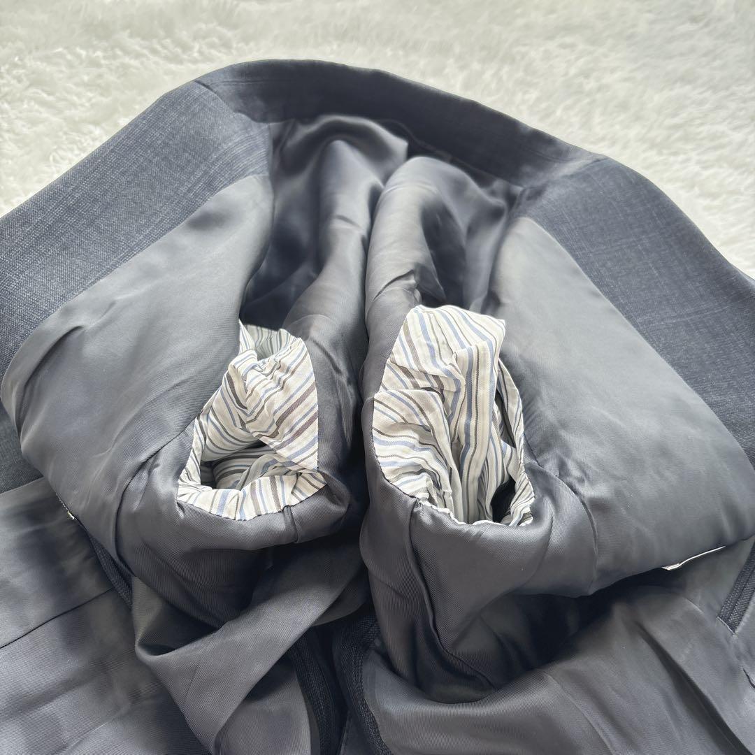 美品 スーツカンパニー パンツスーツ セットアップ REDA 近年 チェック36