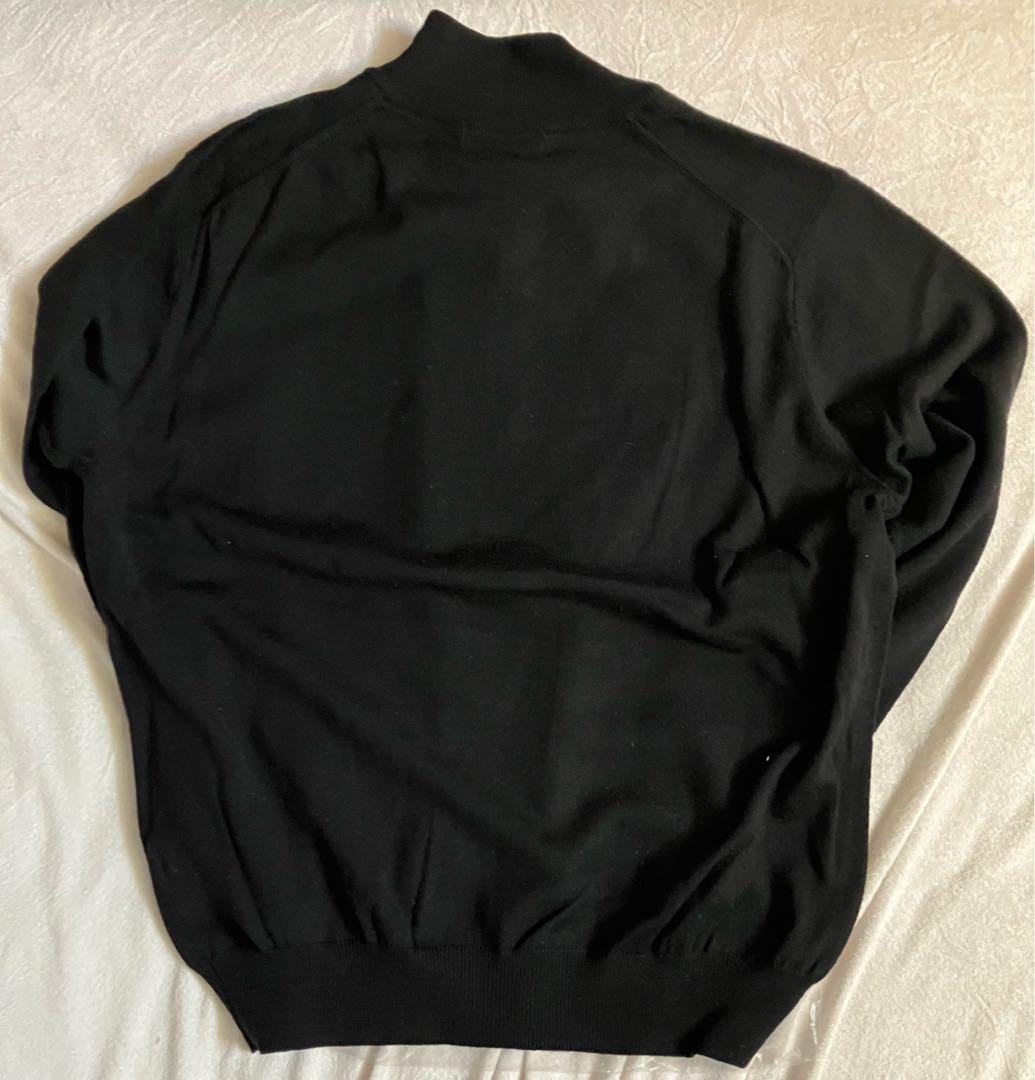 美品 バーバリー クォータージップ セーター Ｍサイズ