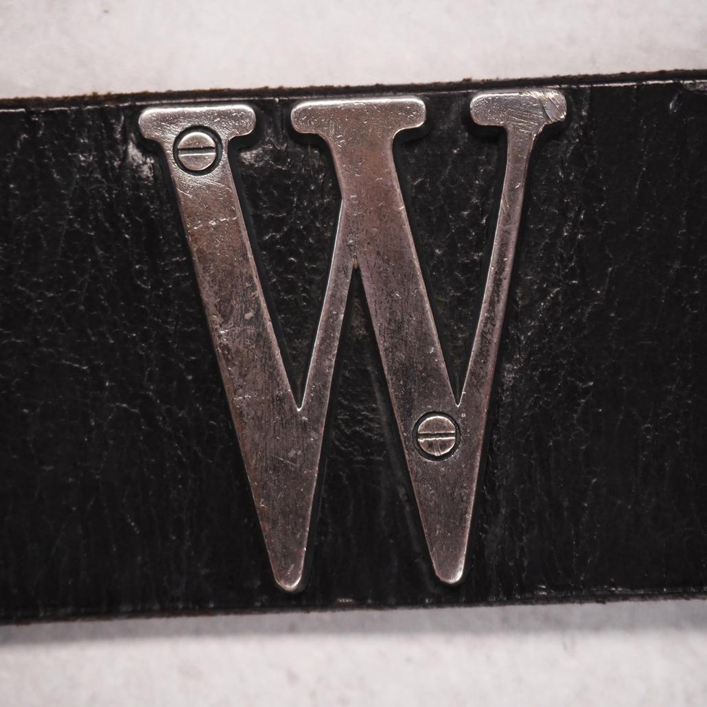 定価20万円 925シルバー 銀製 WEIRDO SIG WRD BELT 36