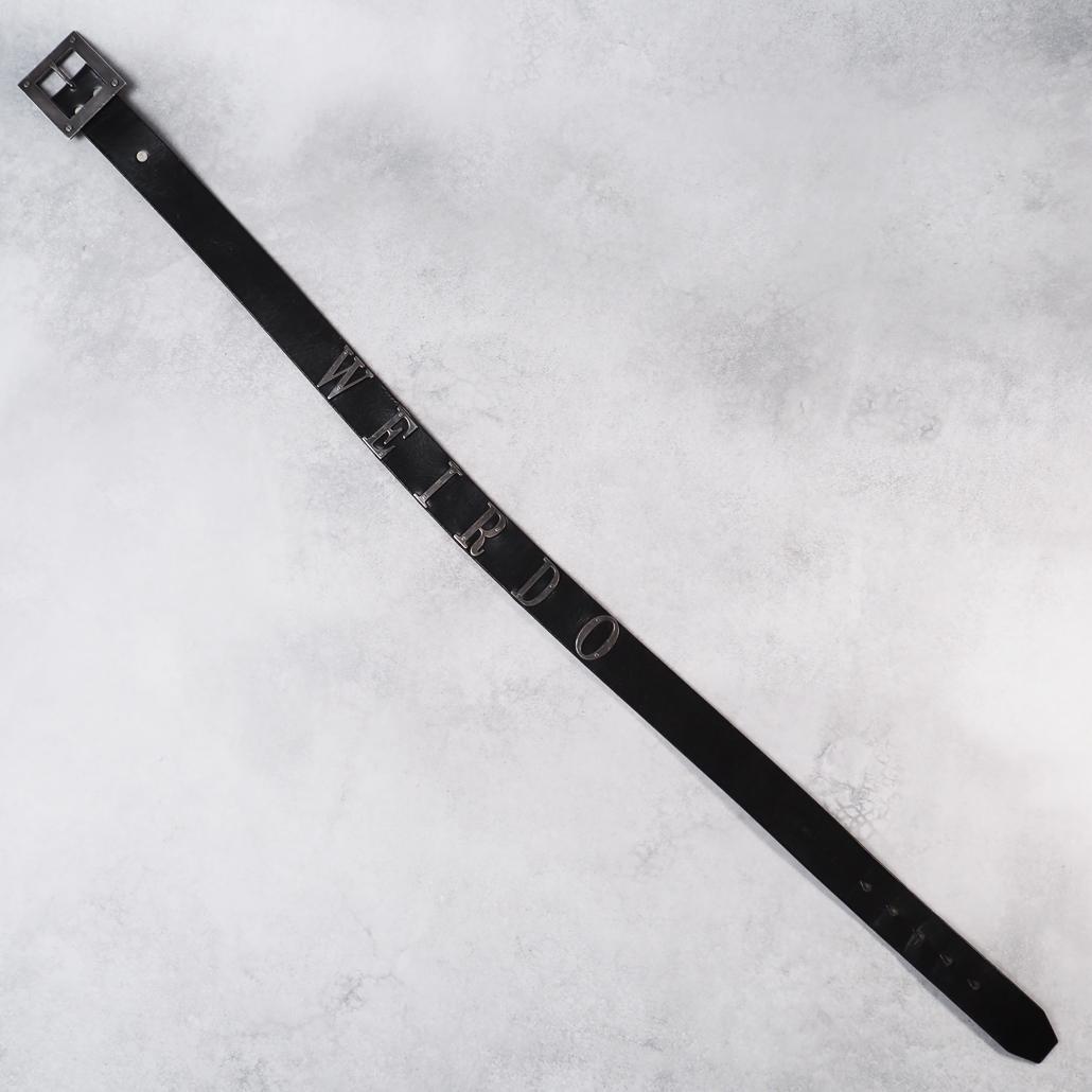 定価20万円 925シルバー 銀製 WEIRDO SIG WRD BELT 36