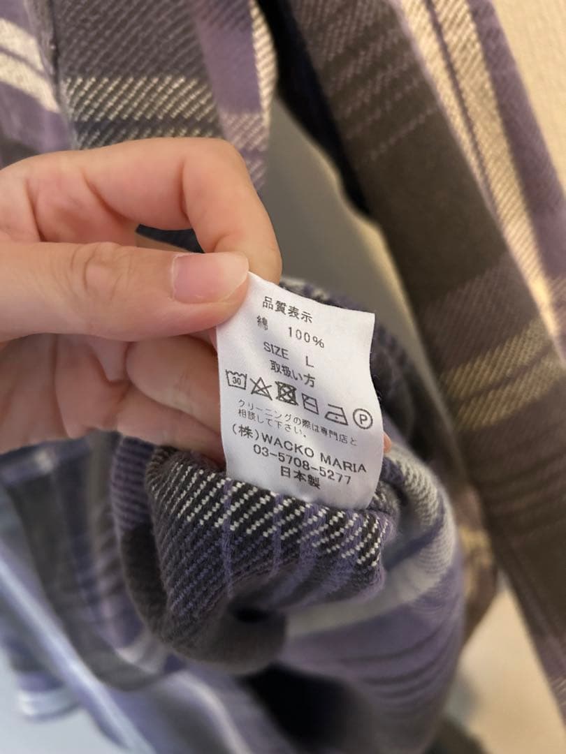 WACKOMARIA チェックシャツ