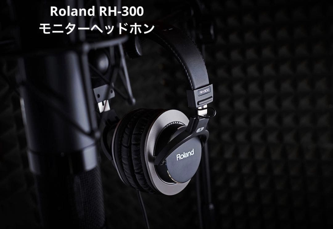 美中古 Roland RH-300 有線ヘッドホン
